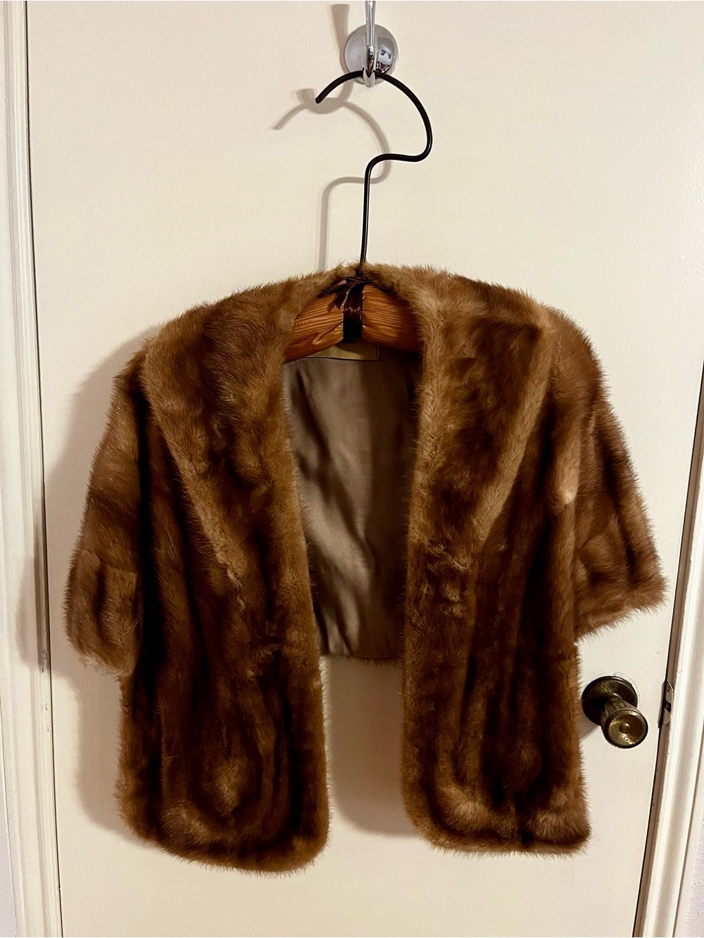 Vintage Fur Shawl/Shrug/Cape